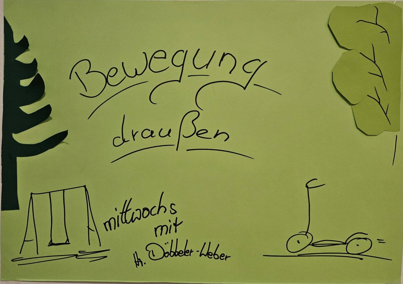 Bewegung draußen